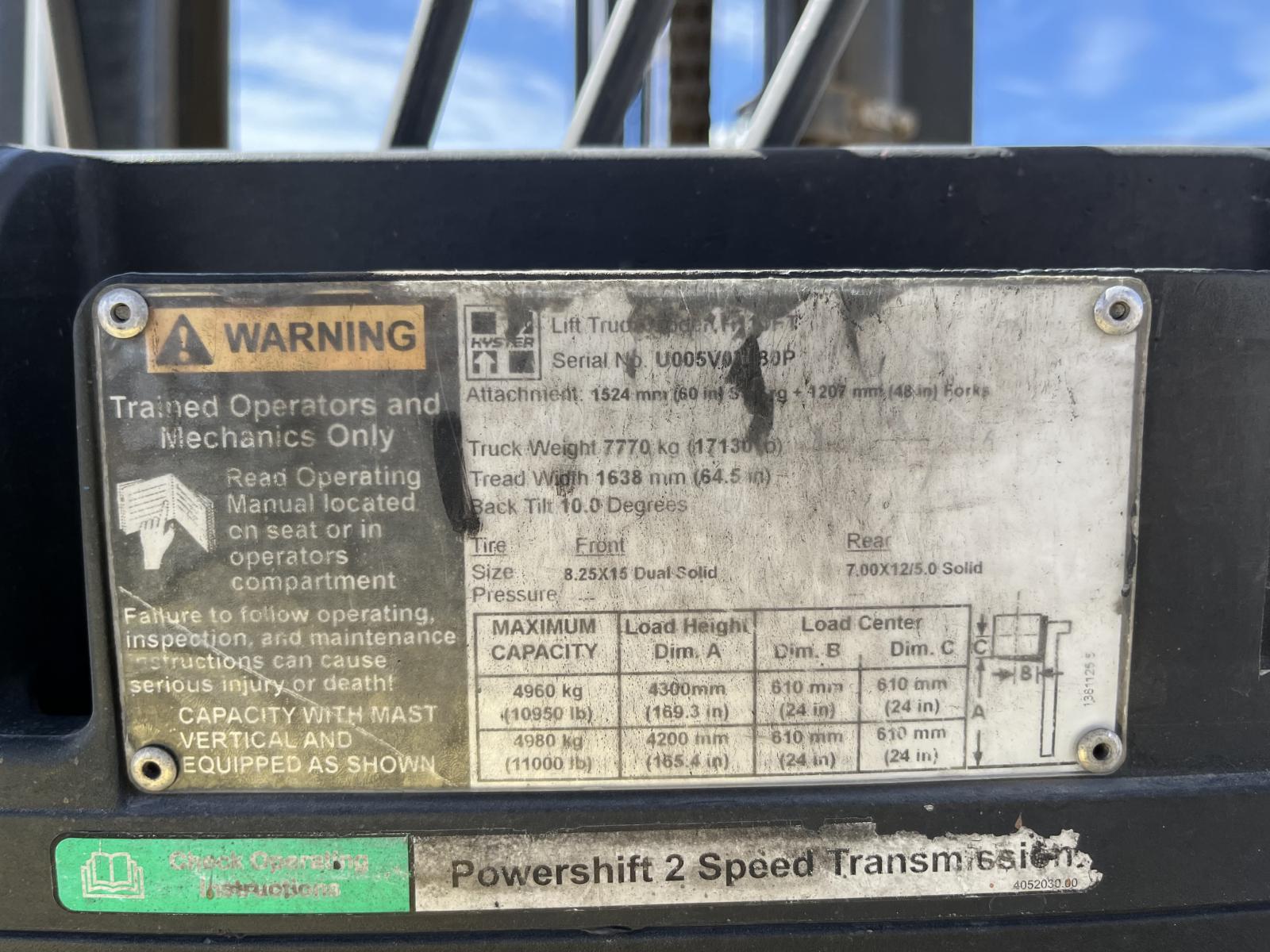 ./imagenes/INVOICE/2019/18032/HYSTER H110FT (15).JPG